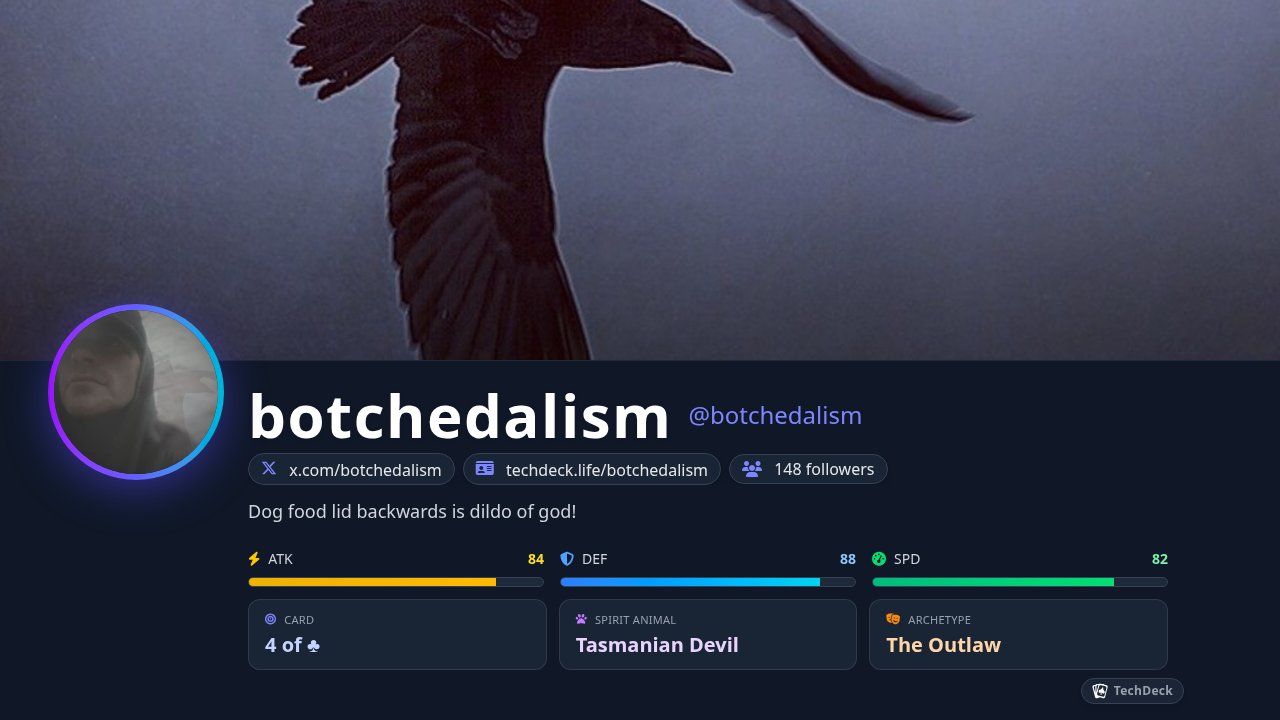 botchedalism's TechDeck Business Card