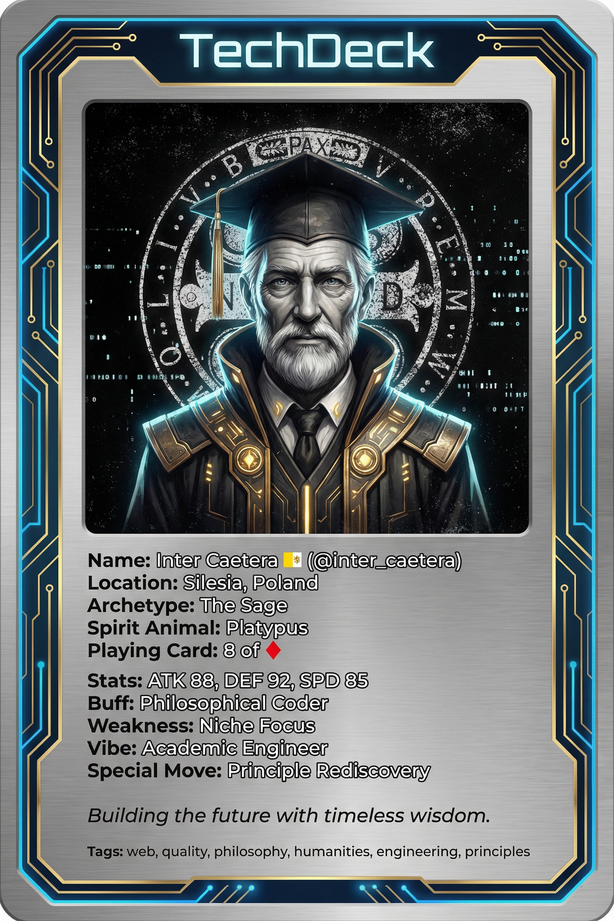 Inter Caetera 🇻🇦's TechDeck AI Generated Card