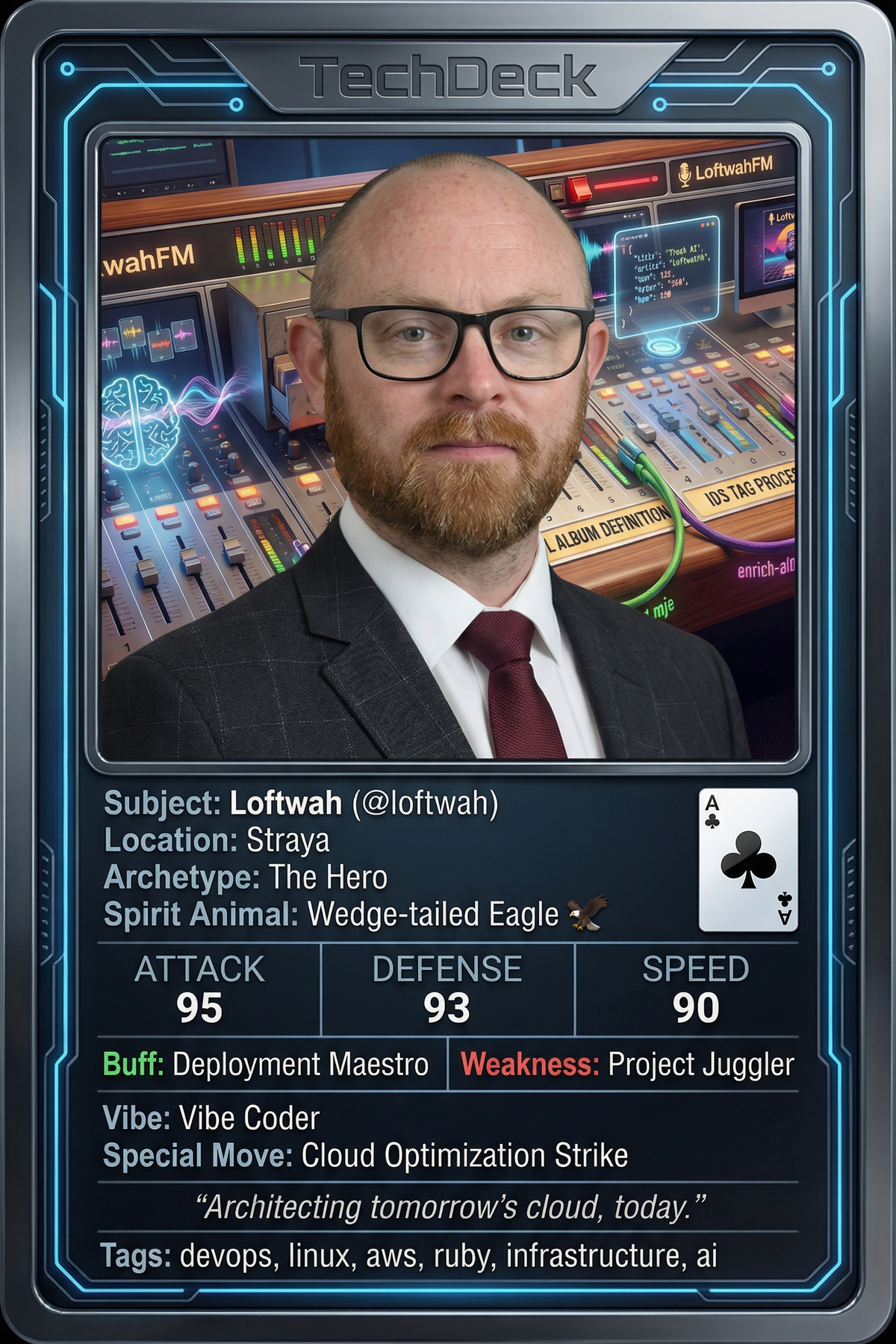 Loftwah's TechDeck AI Generated Card