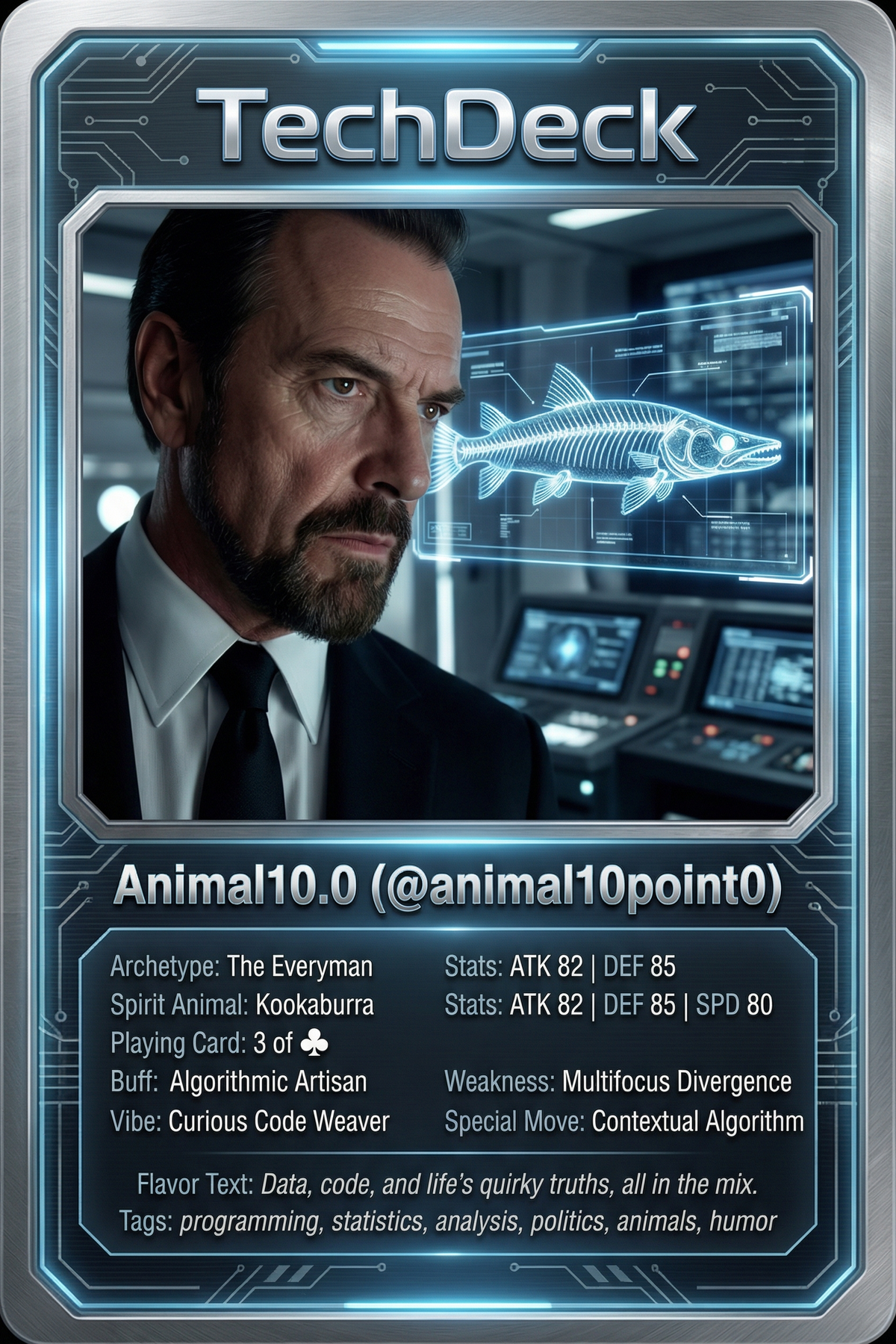 Animal10.0's TechDeck AI Generated Card