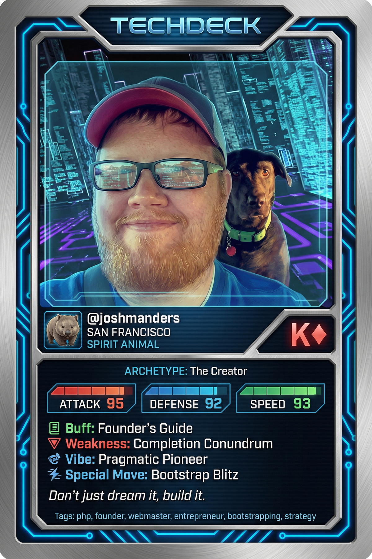 Josh's TechDeck AI Generated Card