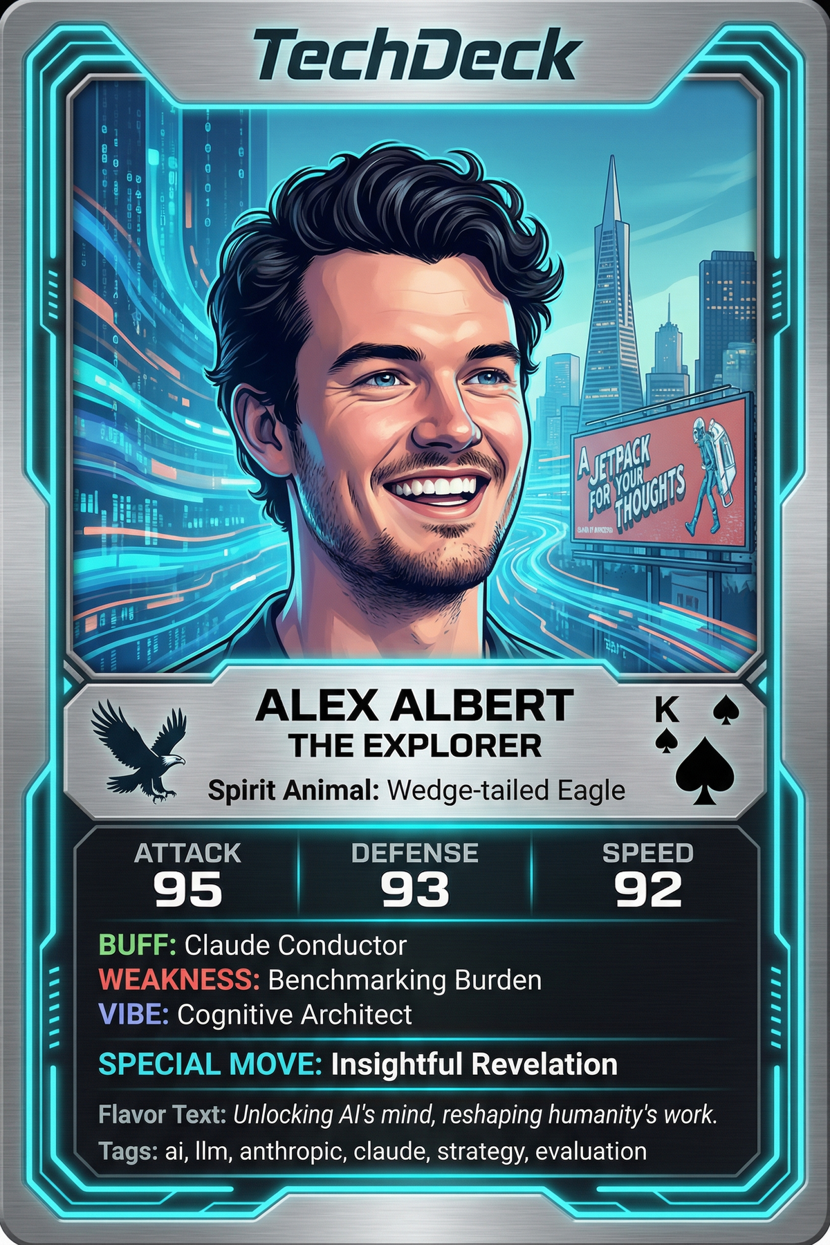 Alex Albert's TechDeck AI Generated Card