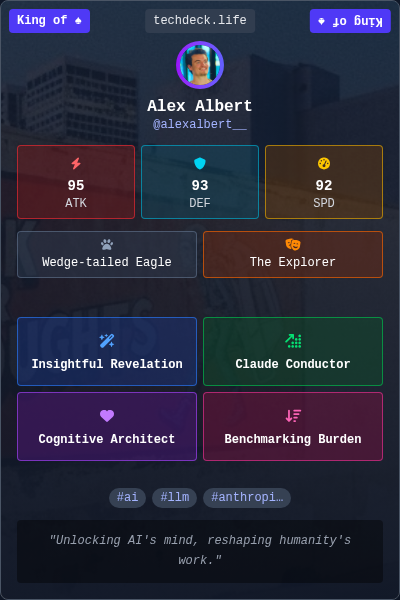Alex Albert's TechDeck Trading Card