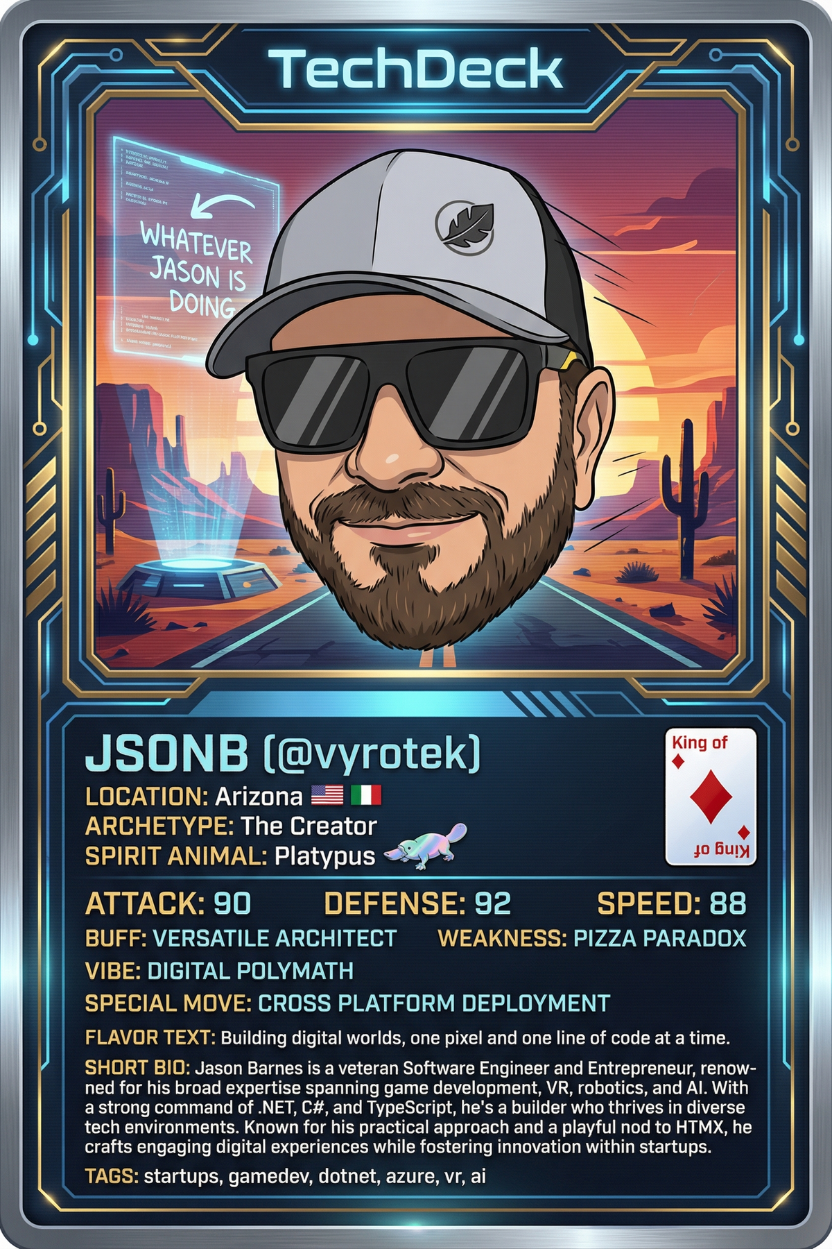 JSONB's TechDeck AI Generated Card