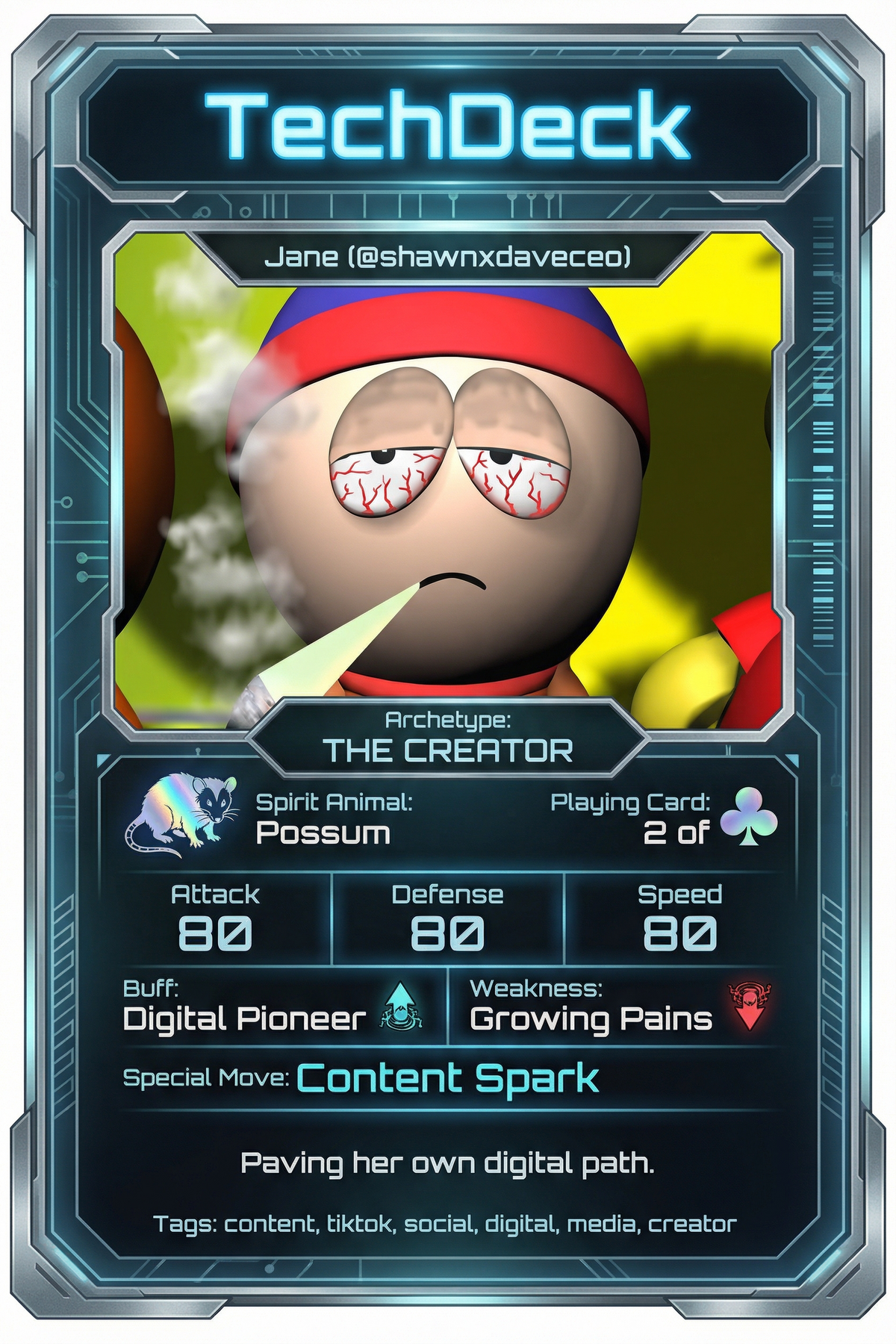 Jane's TechDeck AI Generated Card