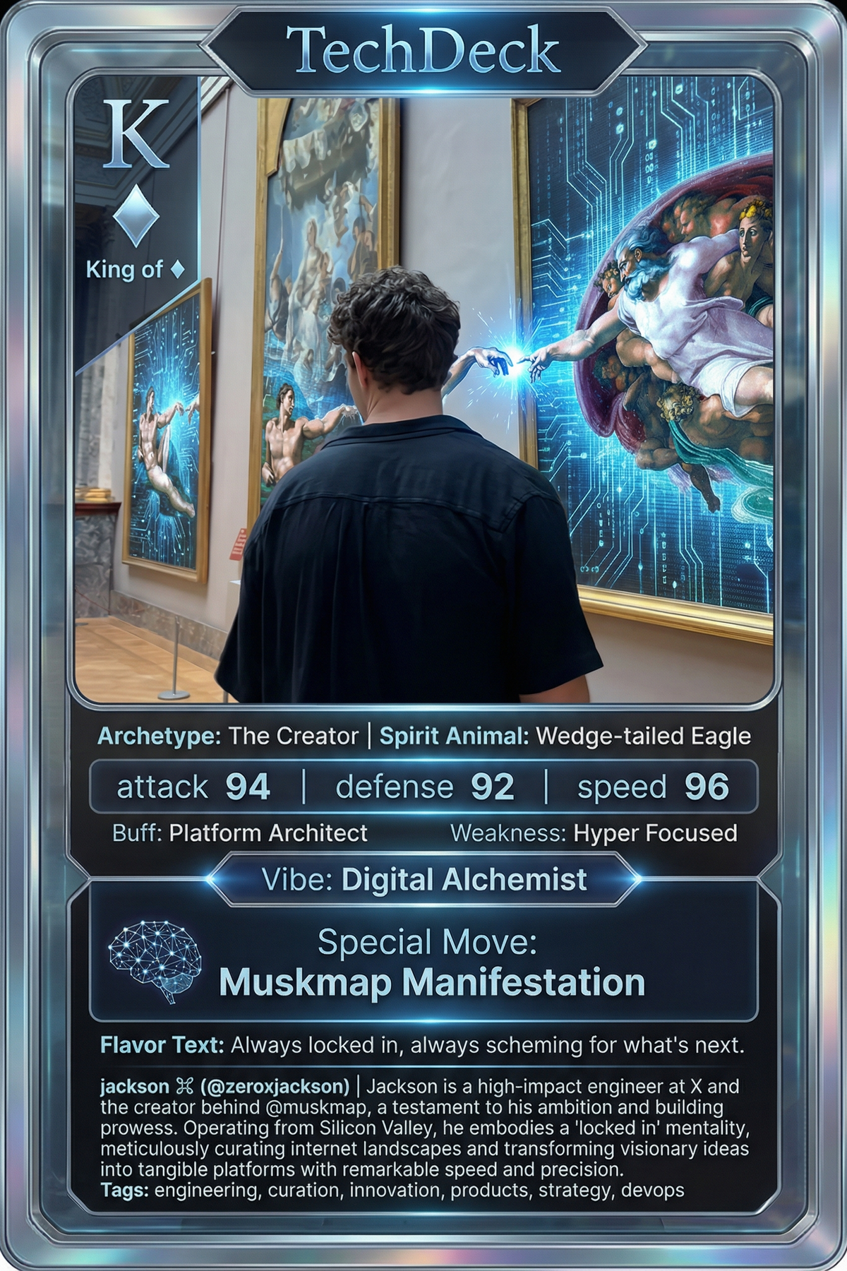 jackson ⁖'s TechDeck AI Generated Card