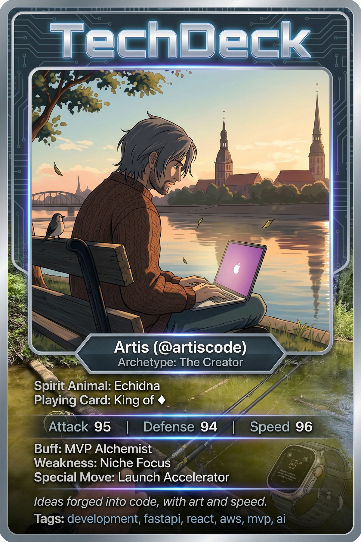 Artis's TechDeck AI Generated Card