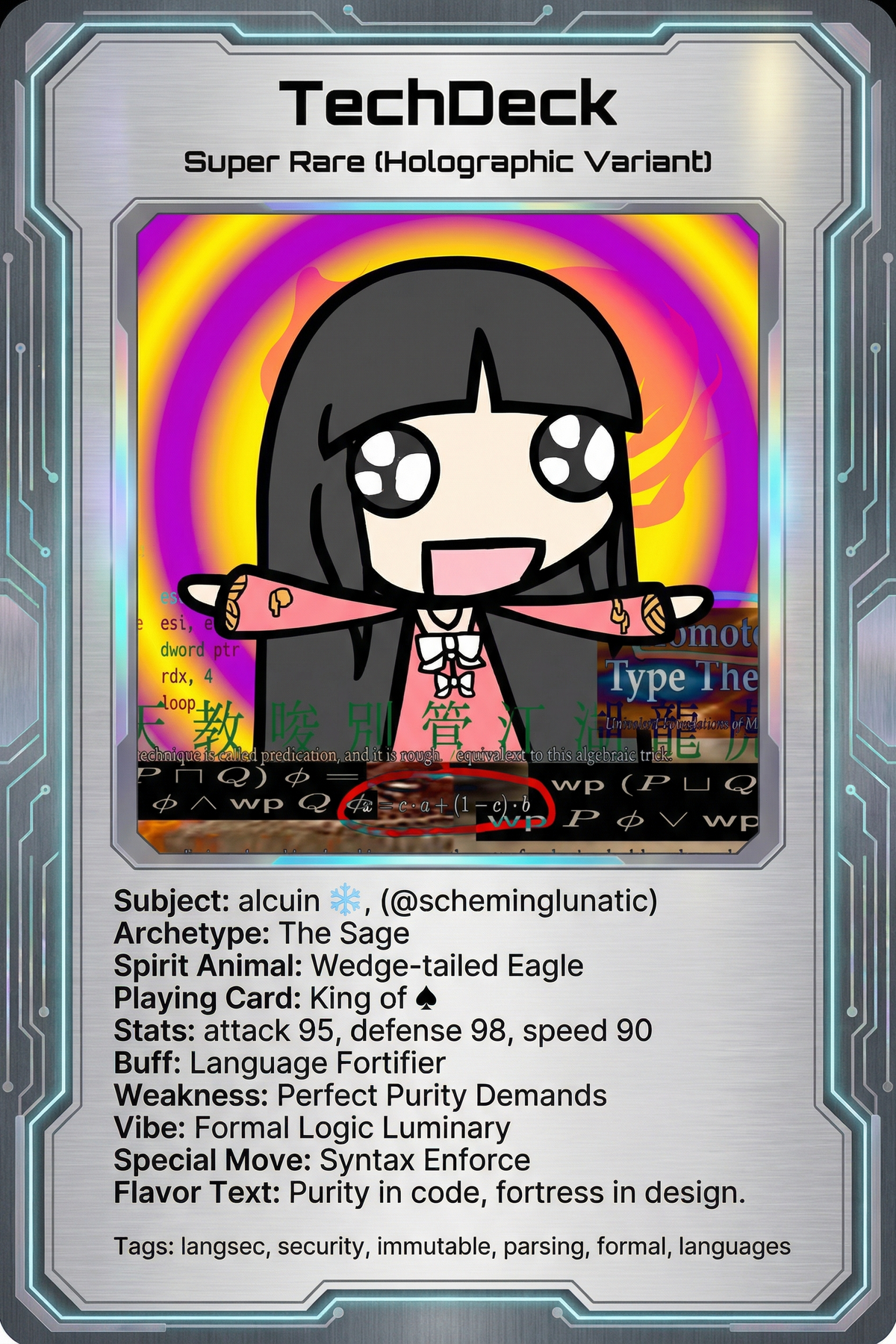 alcuin ❄️'s TechDeck AI Generated Card