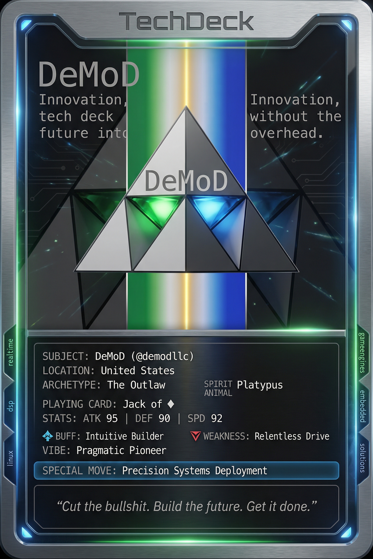 DeMoD's TechDeck AI Generated Card
