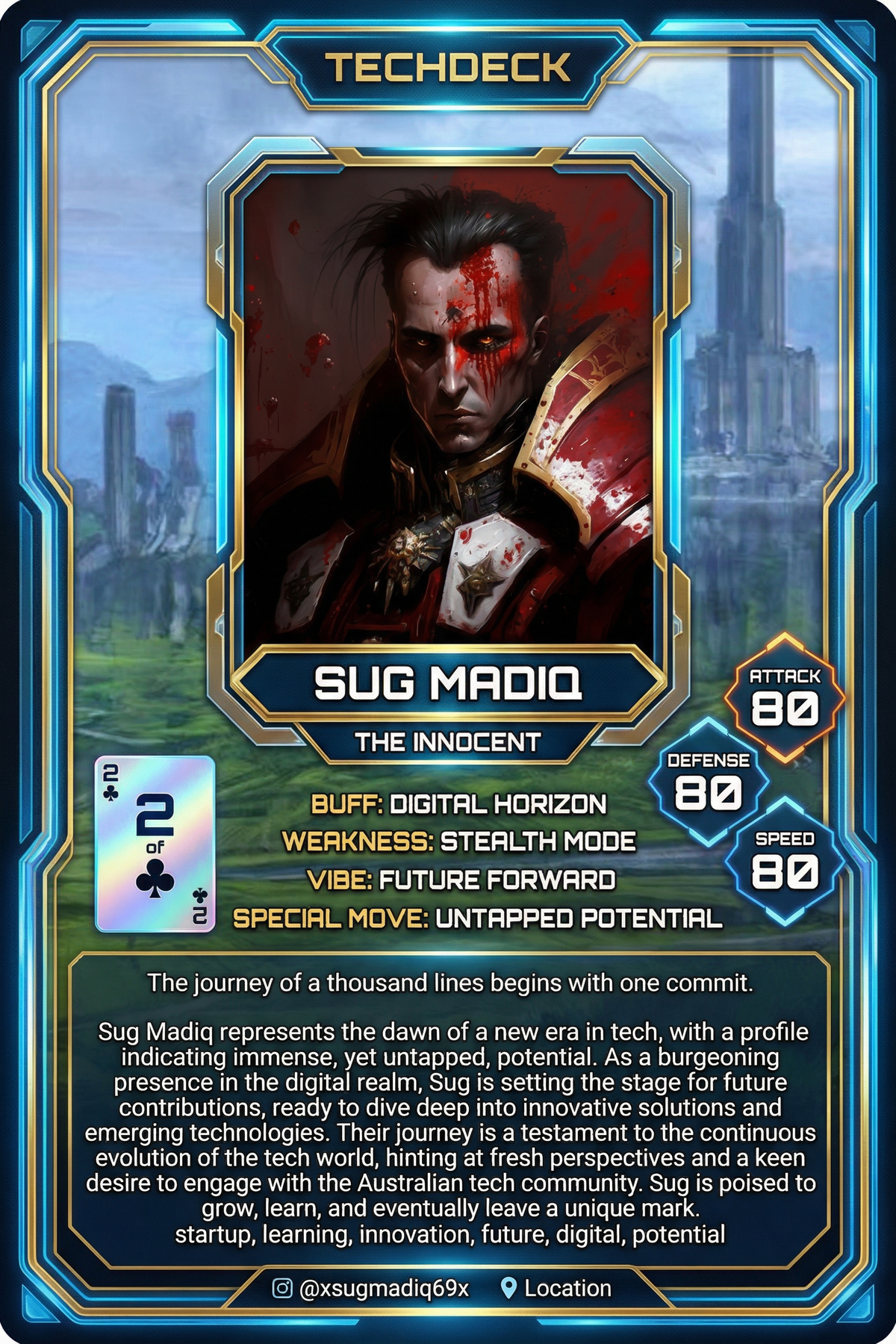 Sug Madiq's TechDeck AI Generated Card