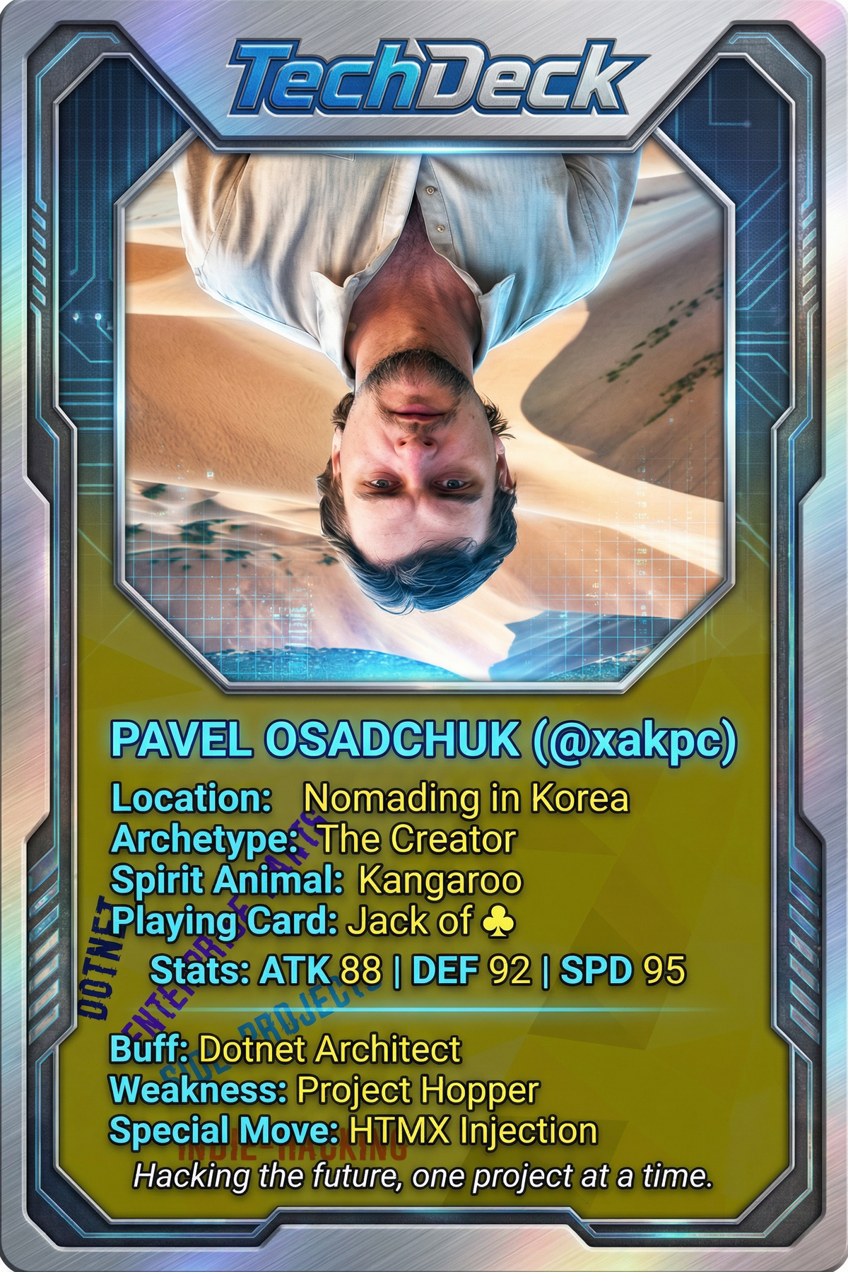 Pavel Osadchuk's TechDeck AI Generated Card