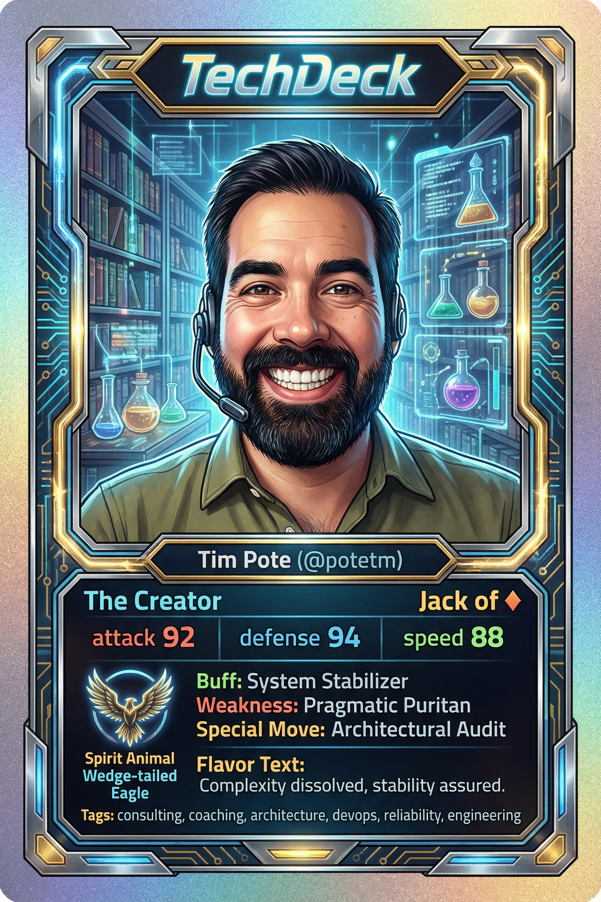 Tim Pote's TechDeck AI Generated Card