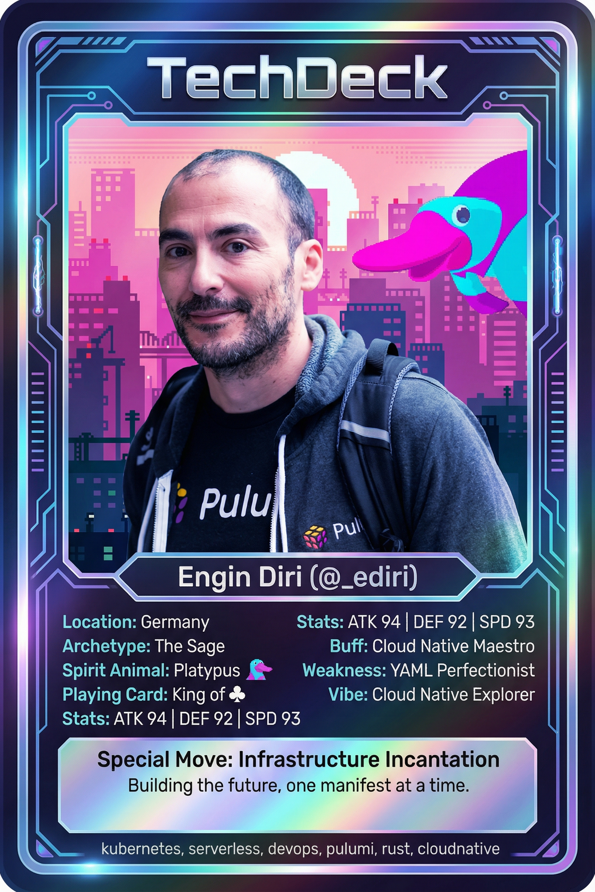 Engin Diri's TechDeck AI Generated Card