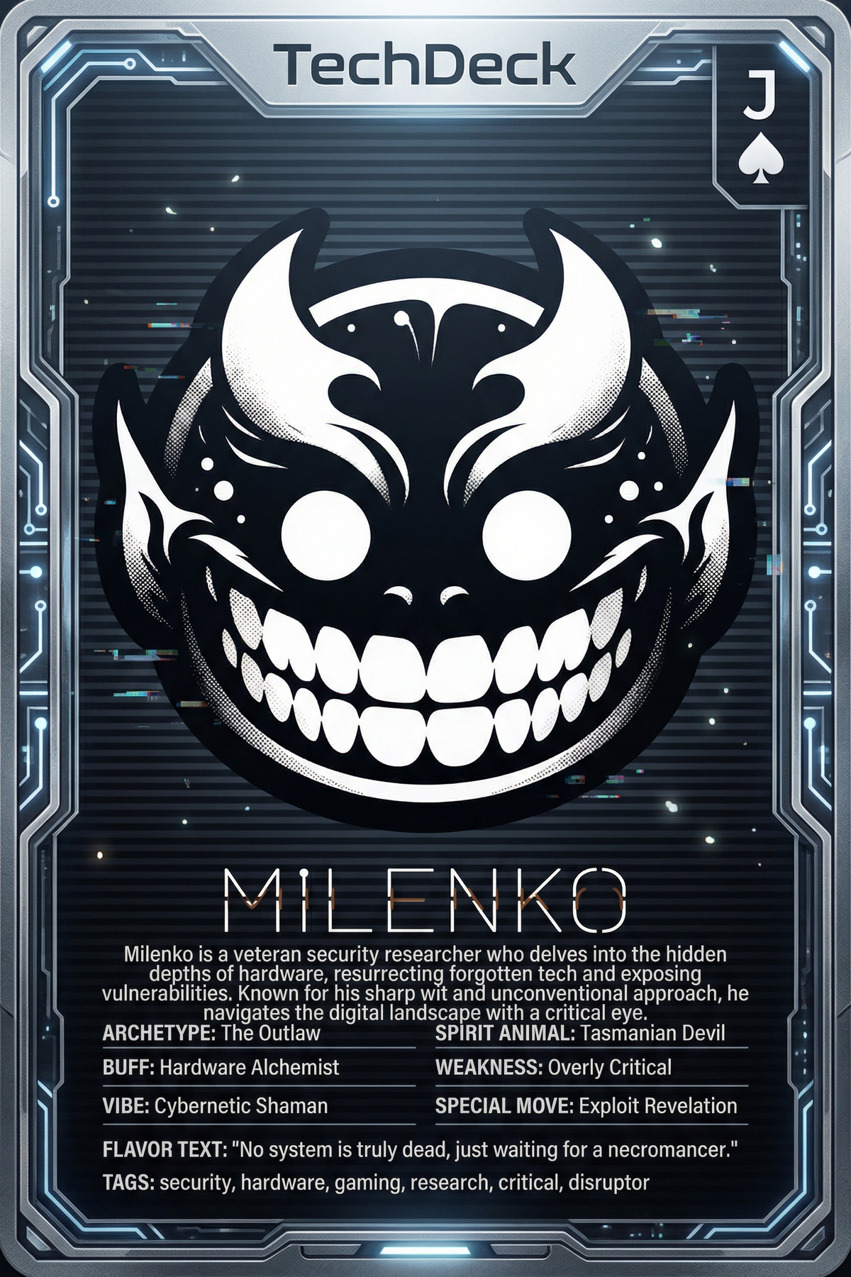 Milenko's TechDeck AI Generated Card