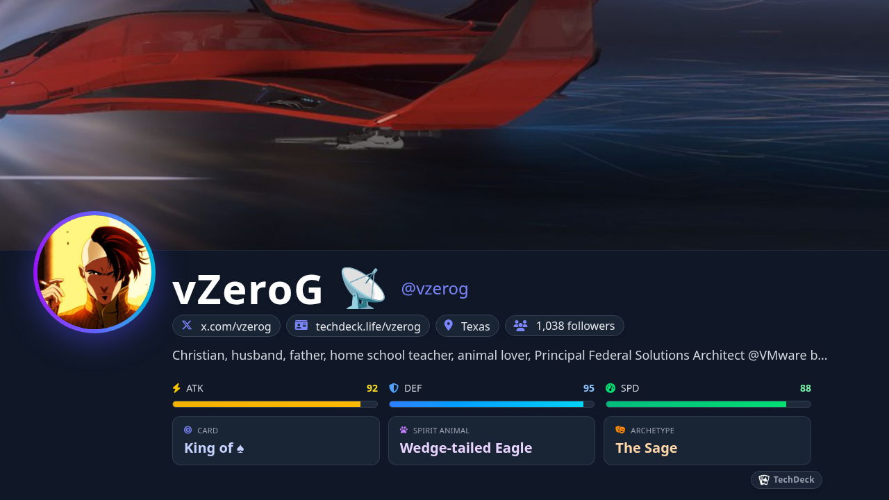 vZeroG 📡's TechDeck Business Card