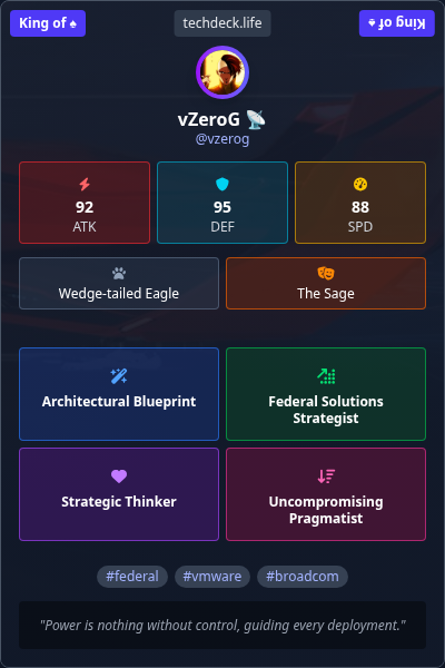 vZeroG 📡's TechDeck Trading Card