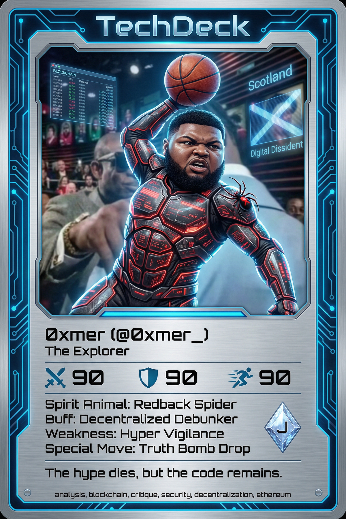 0xm℮r's TechDeck AI Generated Card
