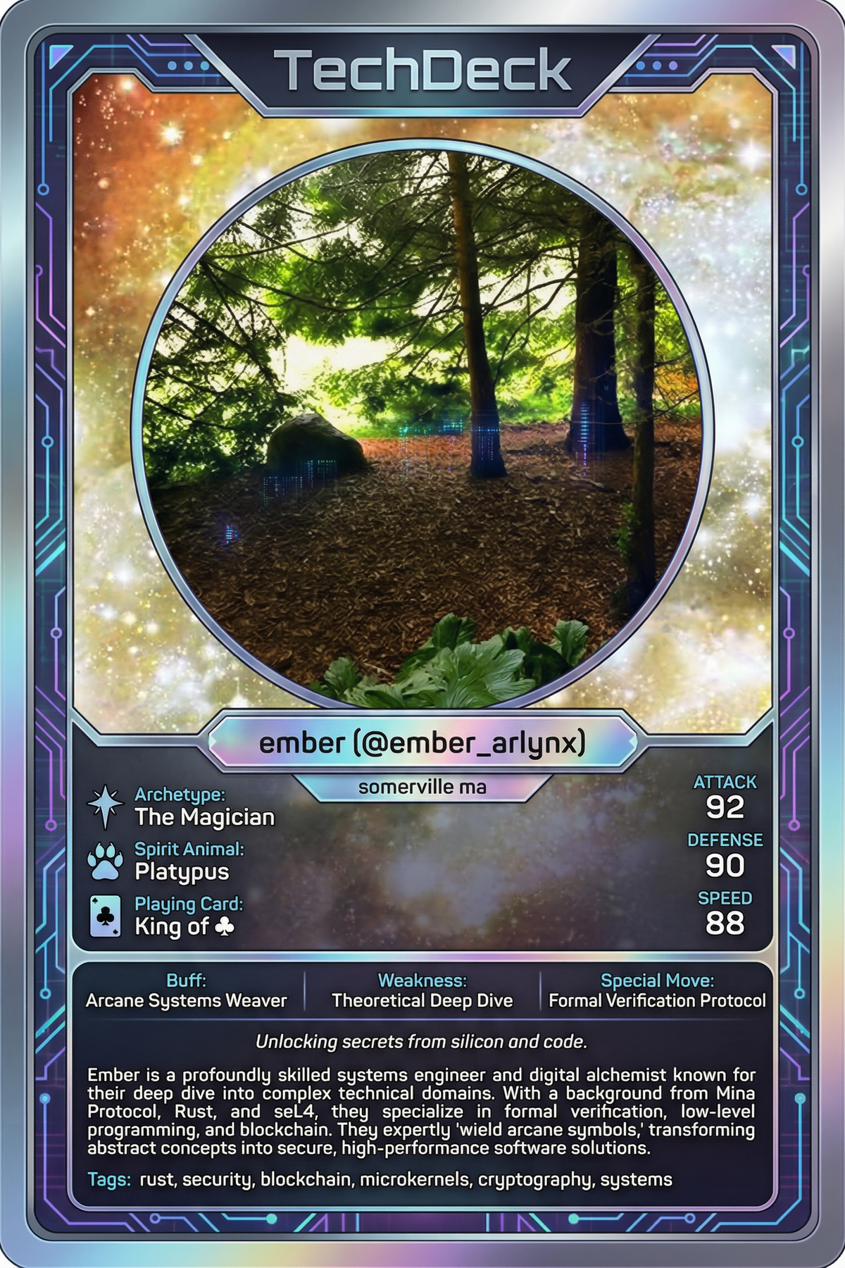 cmr://ember's TechDeck AI Generated Card