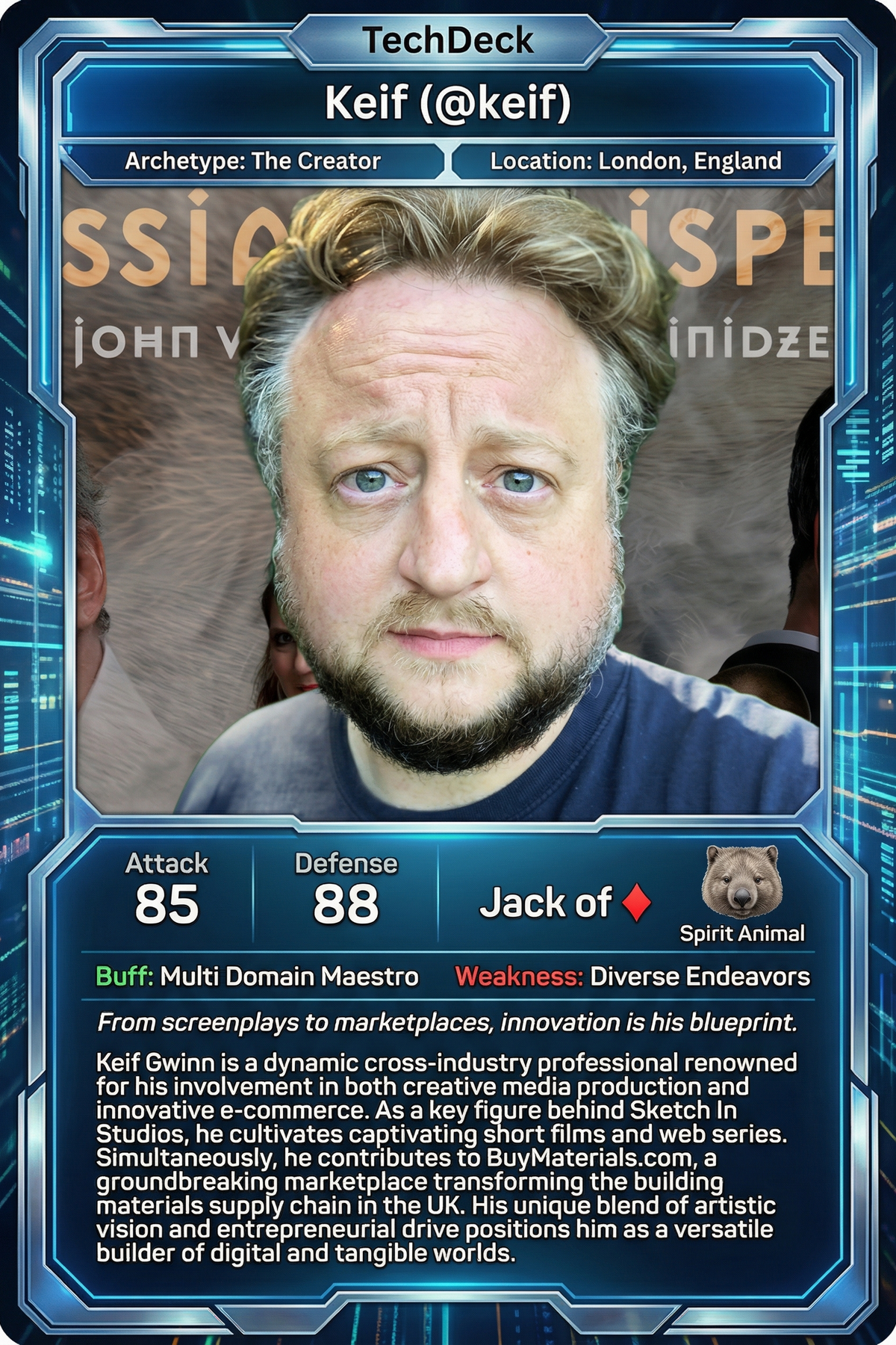 Keif's TechDeck AI Generated Card