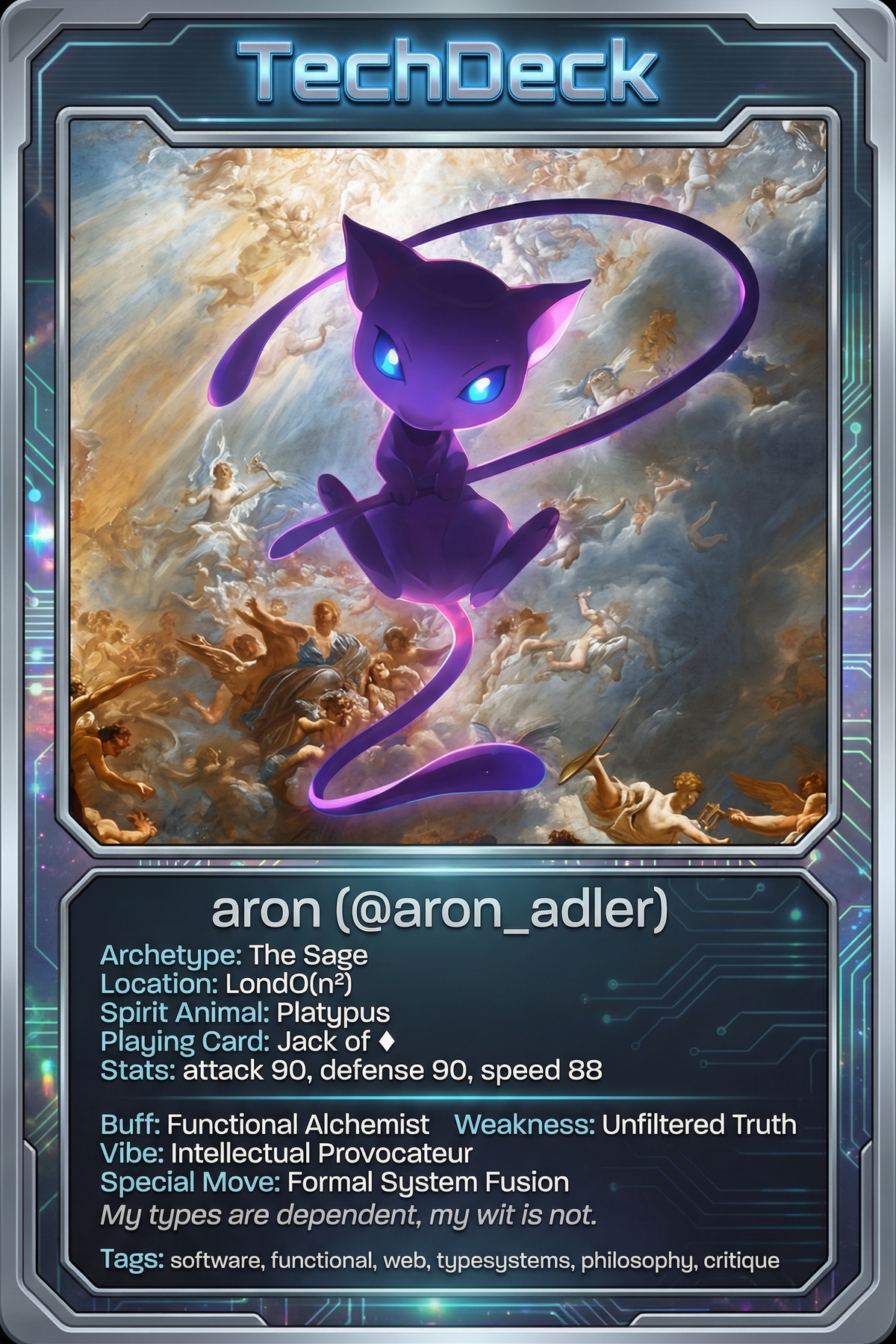 aron's TechDeck AI Generated Card