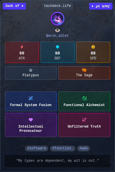 ∴'s TechDeck Trading Card